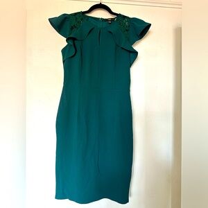 Dark Green office dress